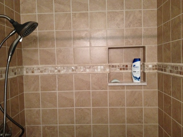 Lowes Bathroom Shower Tile
 Custom tile shower Traditional Bathroom new york