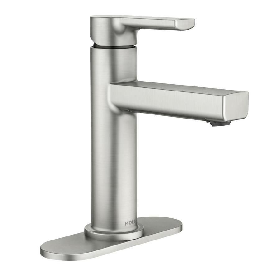 Lowes Moen Bathroom Faucets
 Moen Rinza Spot Resist Faucet 1 handle Single Hole