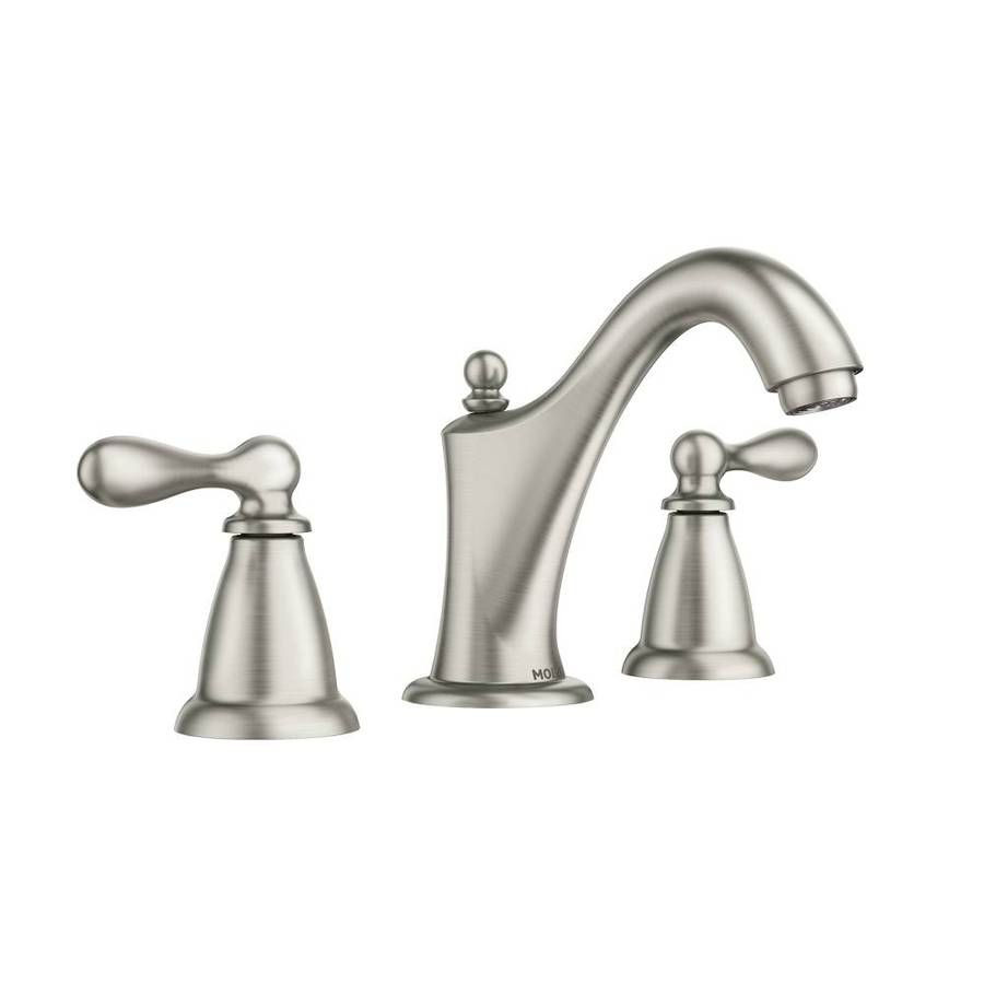Lowes Moen Bathroom Faucets
 Moen Caldwell Spot Resist Brushed Nickel 2 Handle