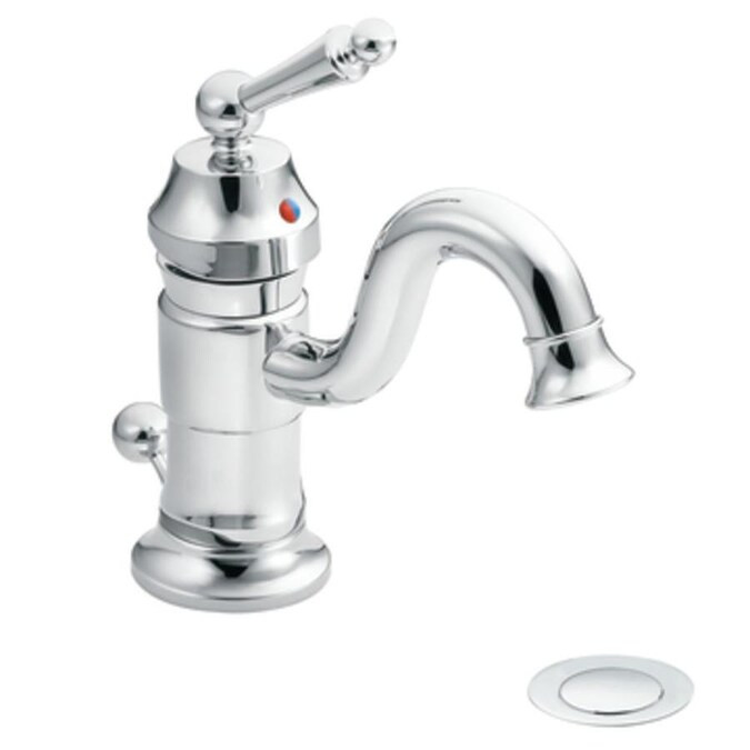 Lowes Moen Bathroom Faucets
 Moen Waterhill Chrome 1 handle Single Hole WaterSense