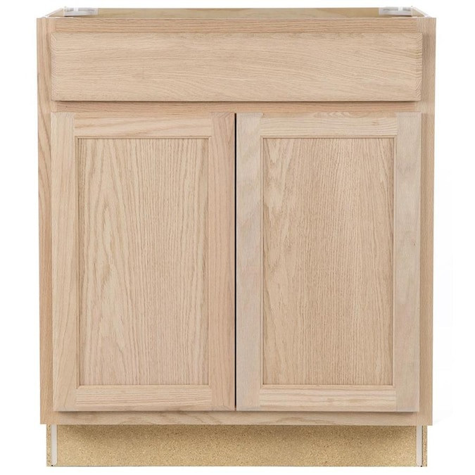 Lowes Unfinished Kitchen Cabinets
 Project Source 30 in W x 35 in H x 23 75 in D Unfinished