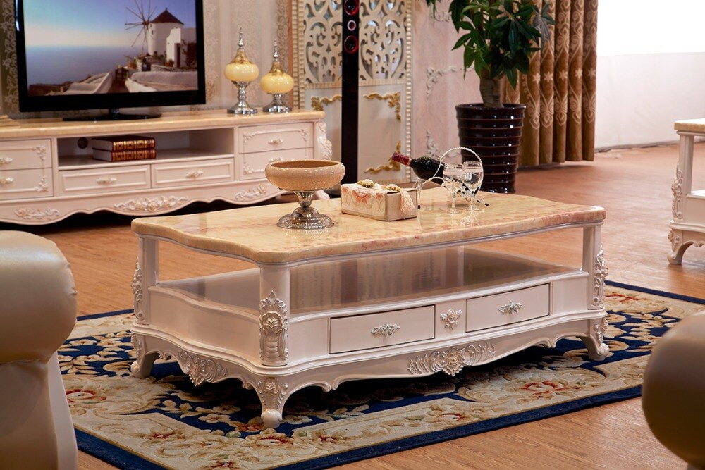 Marble Living Room Table
 European style center table with marble for living room in