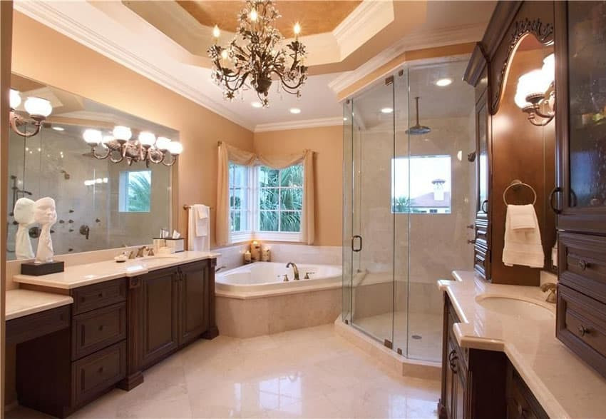 Master Bathroom Pictures
 27 Gorgeous Bathroom Chandelier Ideas Designing Idea
