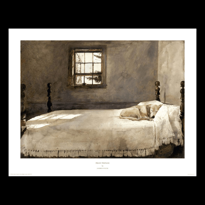 Master Bedroom Andrew Wyeth Print
 Master Bedroom by Andrew Wyeth