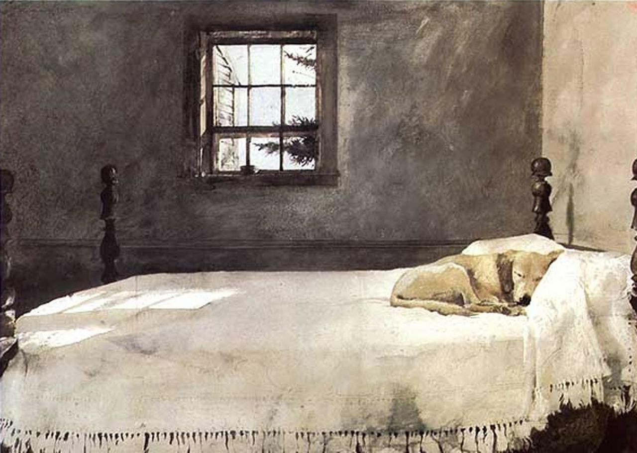 Master Bedroom Andrew Wyeth Print
 Fenimore Art Museum Presents Andrew Wyeth At 100 A