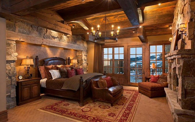 Master Bedroom Key House Party
 Rustic Bedrooms