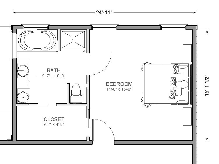 Master Bedroom Suite Floor Plans
 Master Suite Addition Add A Bedroom