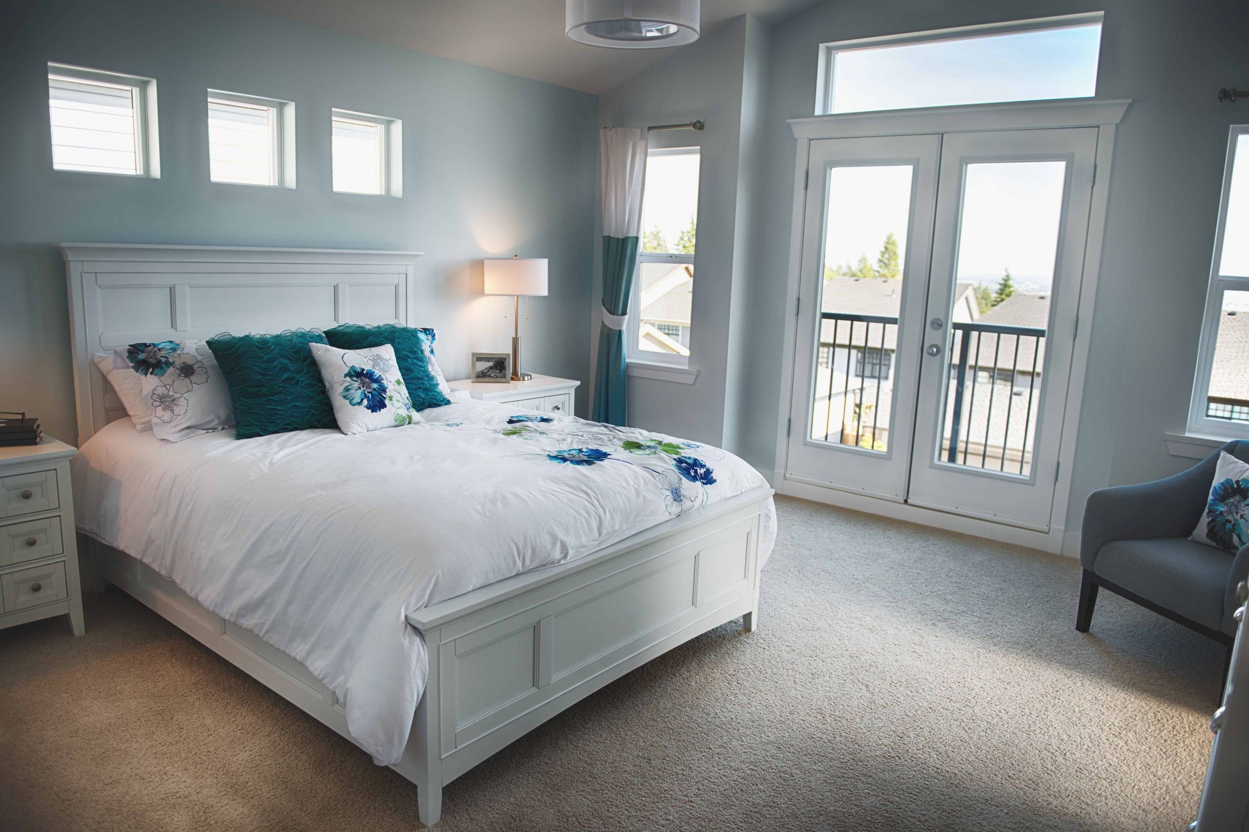 Master Bedroom Windows
 50 Blue Interior Design Ideas Blue Room Designs