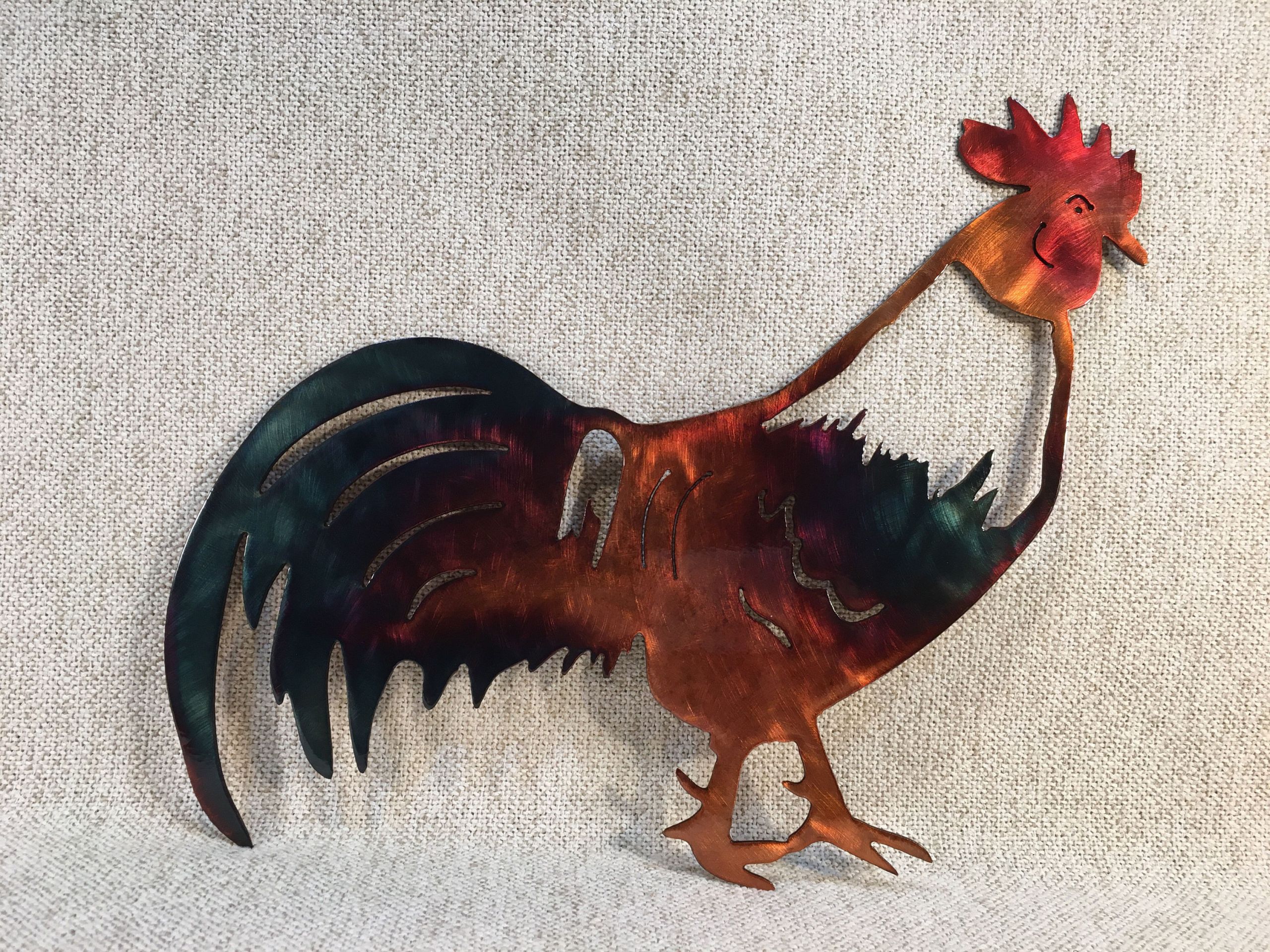 Metal Wall Art For Kitchen
 Rooster Kitchen Metal Wall Art