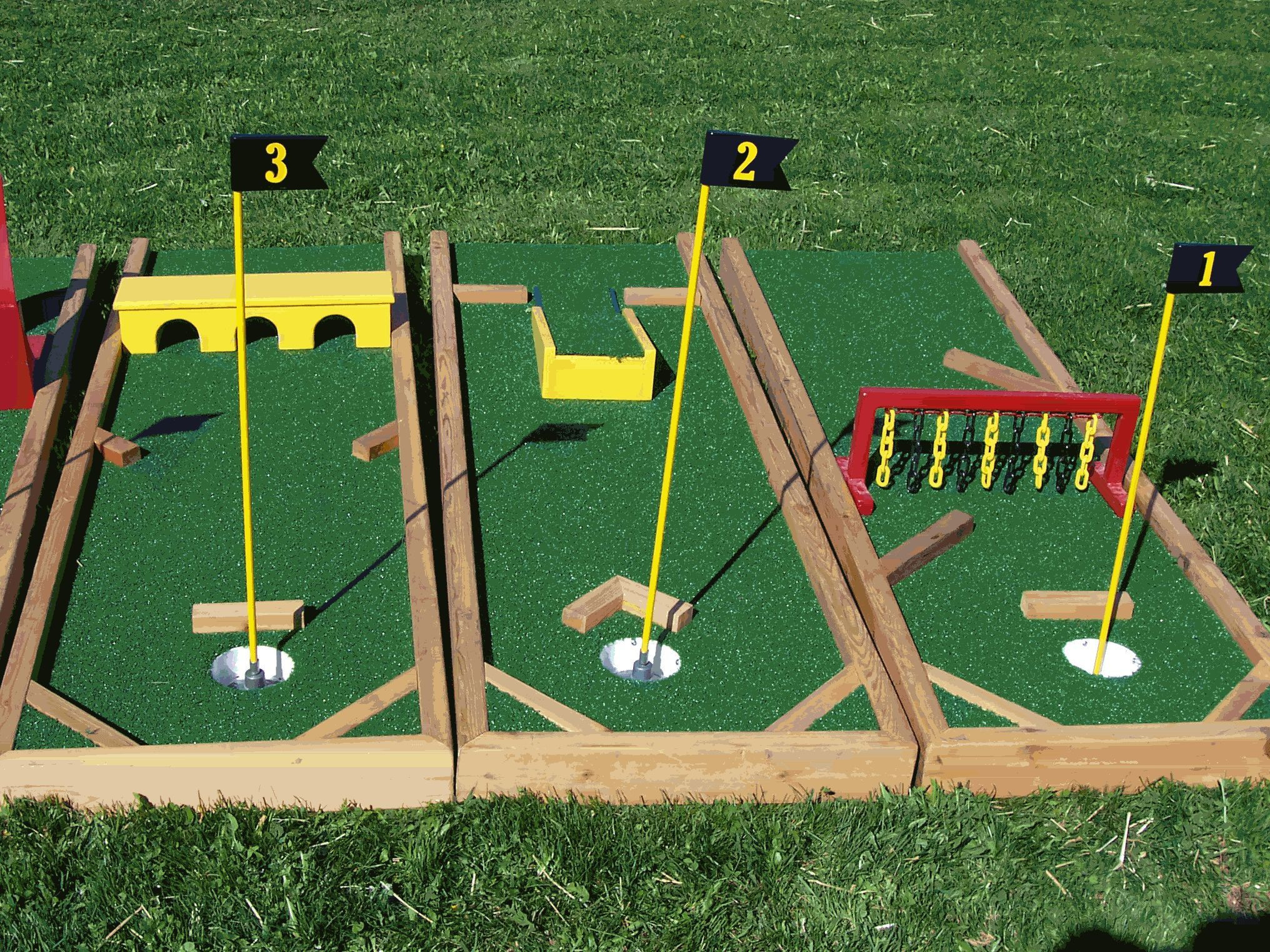 Mini Golf Set For Backyard
 DIY Mini Golf Obstacles Crafts DIY Pinterest