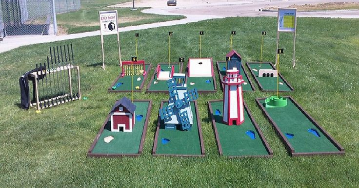 Mini Golf Set For Backyard
 102 best DIY Miniature Golf Course images on Pinterest