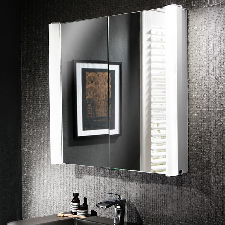 Mirrored Bathroom Cabinet
 11 Clever Small Bathroom Wall Decor Ideas and Accessories