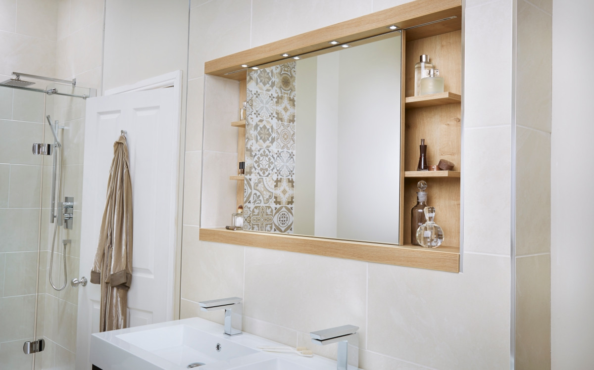 Mirrored Bathroom Cabinet
 Utopia 1200mm Sliding Mirror Cabinet