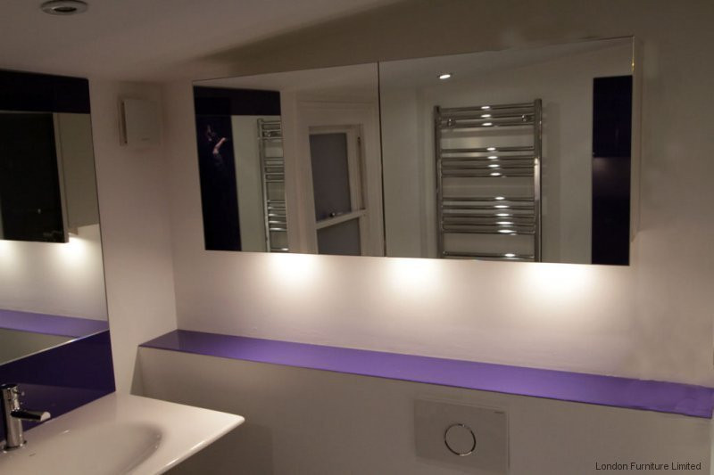 Mirrored Bathroom Cabinet
 Fitted Bathroom Furniture in London