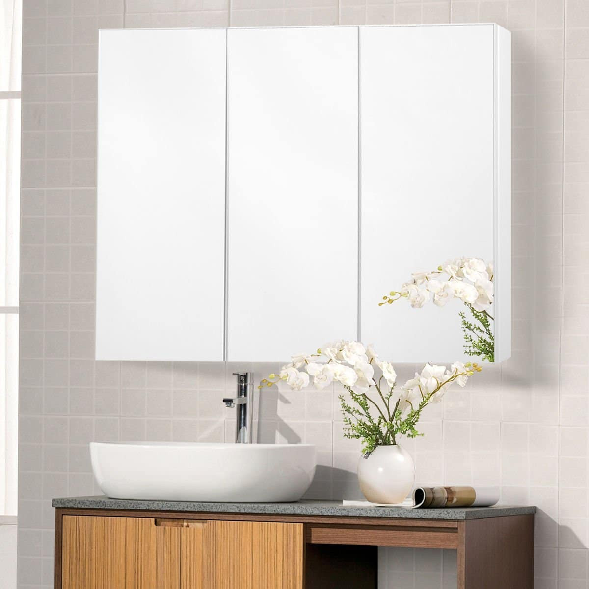 Mirrored Bathroom Cabinet
 Top 10 Best Mirror Medicine Cabinets in 2019