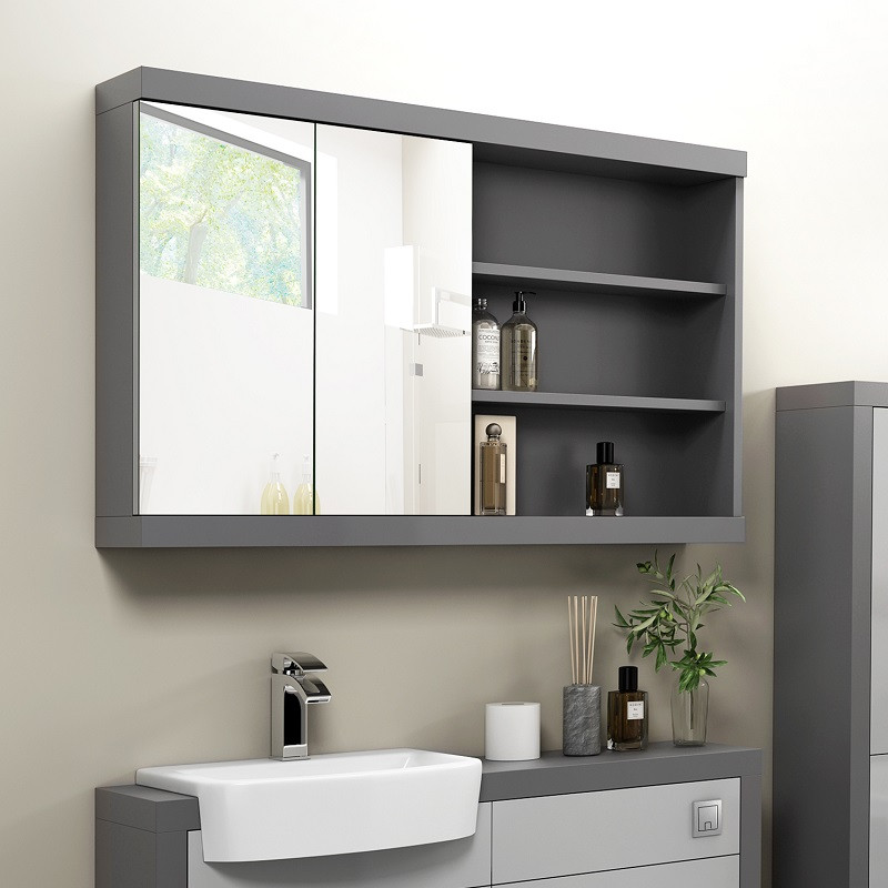 Mirrored Bathroom Cabinet
 Grove Mirror Cabinet 1200
