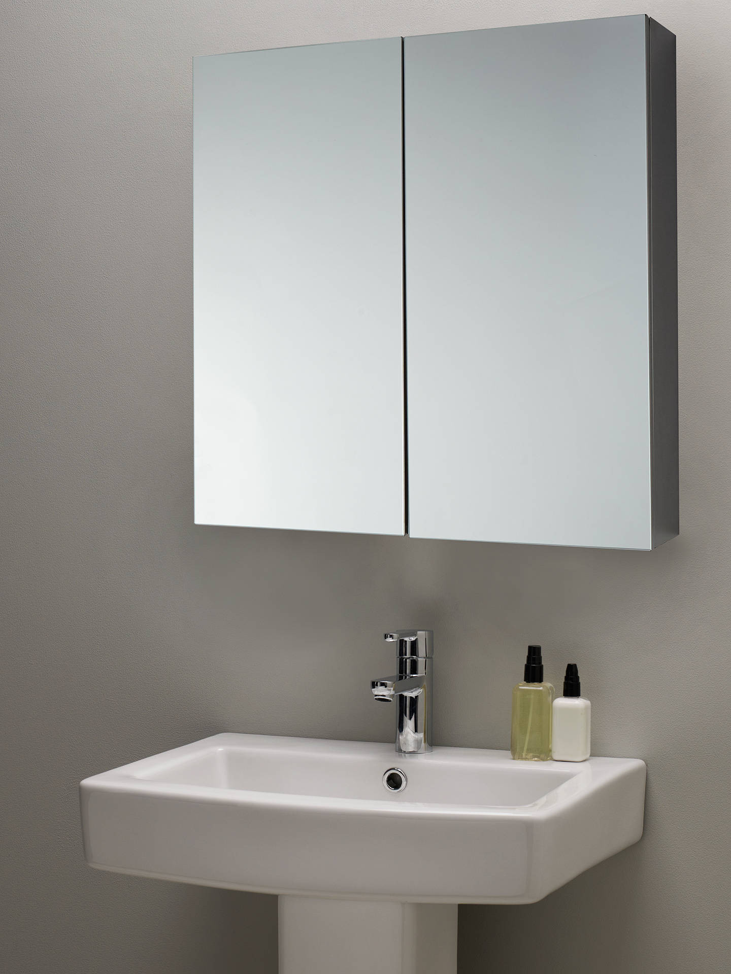 Mirrored Bathroom Cabinet
 John Lewis & Partners Double Mirrored Bathroom Cabinet