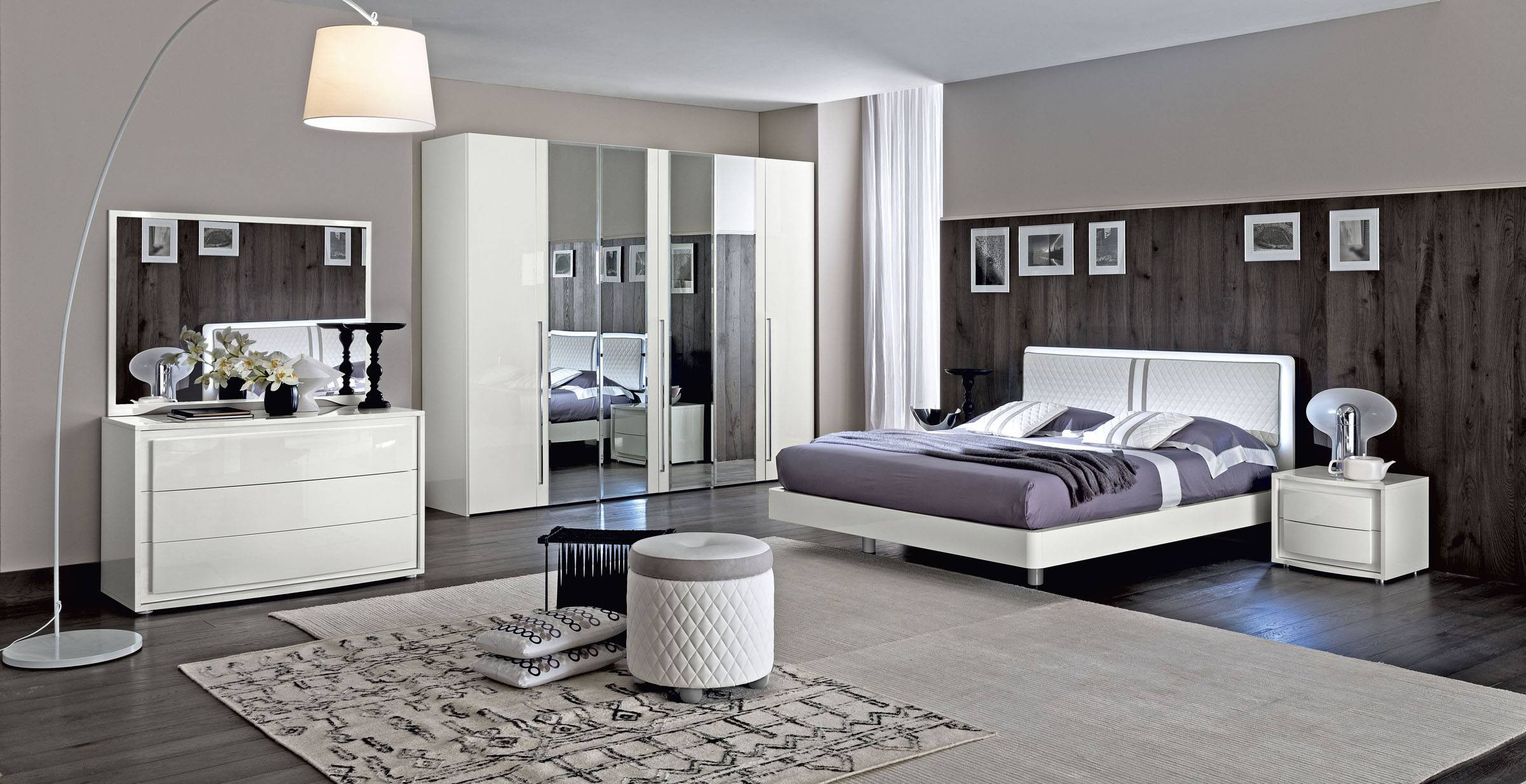 Modern Bedroom Furniture
 Made in Italy Wood Modern Contemporary Master Beds Tempe