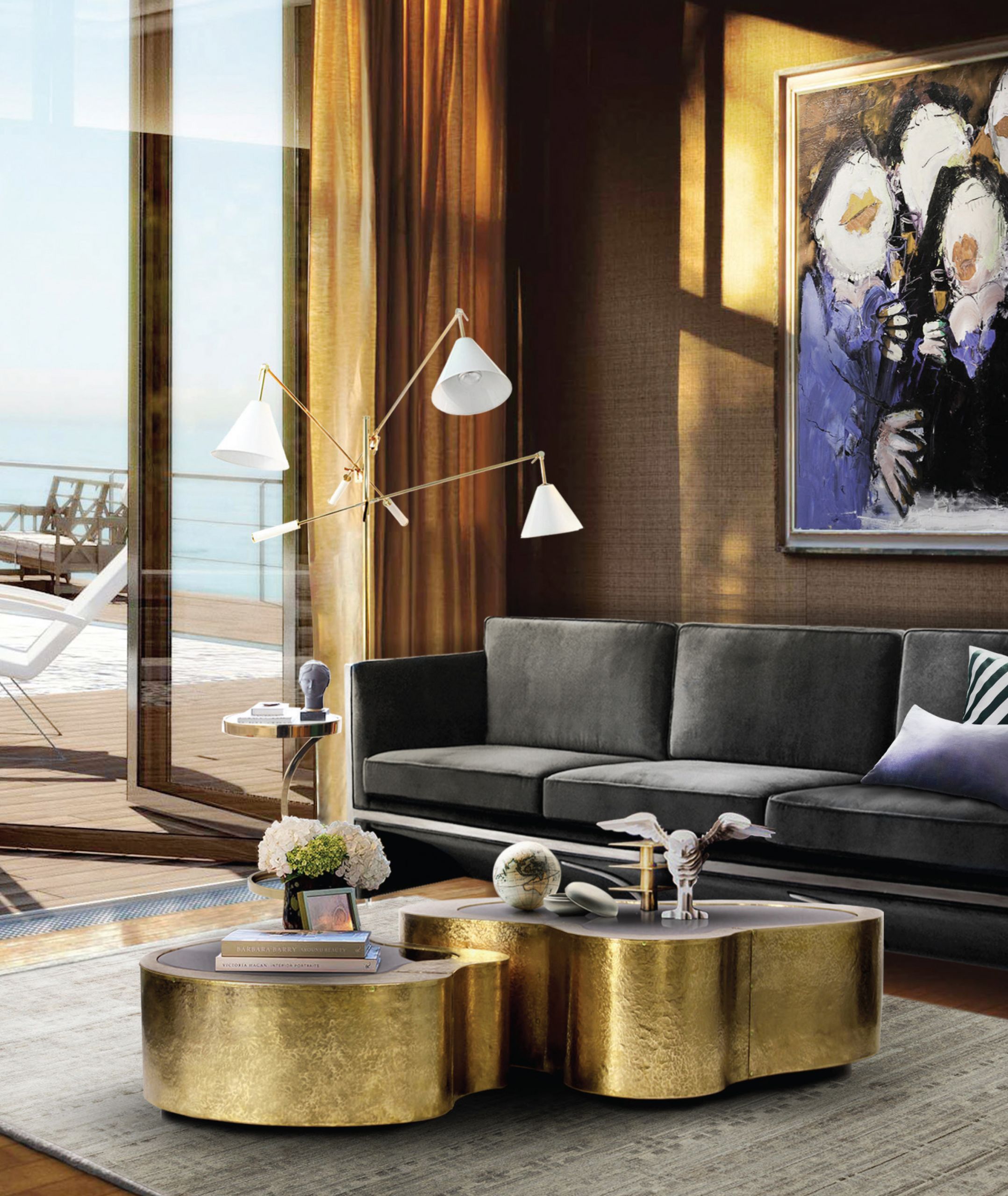 Modern Classic Living Room
 DESIGN INSPIRATION FOR THE LUXURIOUS MODERN CLASSIC LIVING