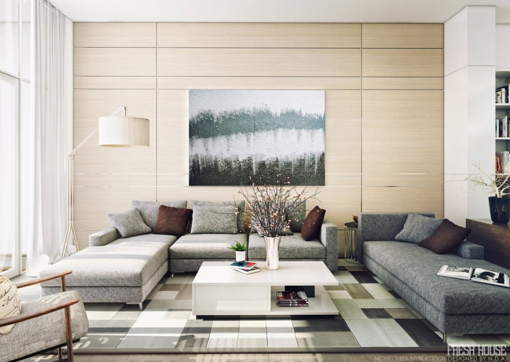 Modern Contemporary Living Room
 Light Filled Contemporary Living Rooms