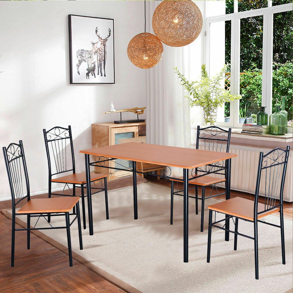 Modern Kitchen Chairs
 Steel Frame Dining Set Table and Chairs Kitchen Modern