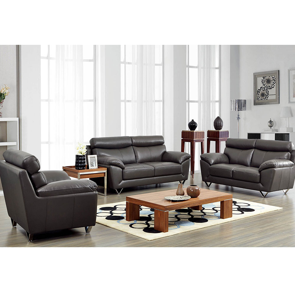 Modern Leather Living Room Set
 8049 Modern Leather Living Room Sofa Set by Noci Design