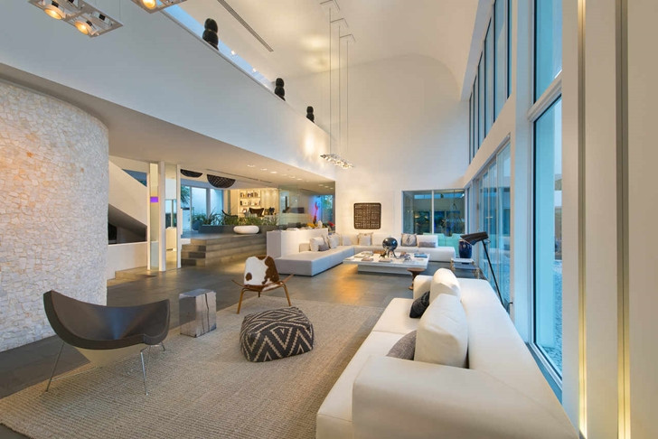 Modern Mansion Living Room
 World of Architecture Modern Mansion With Amazing