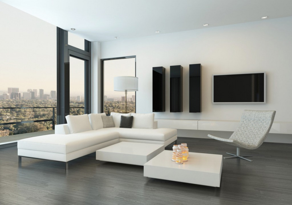 Modern Minimalist Living Room
 Avoiding Cramped Living Room Design Architecture World