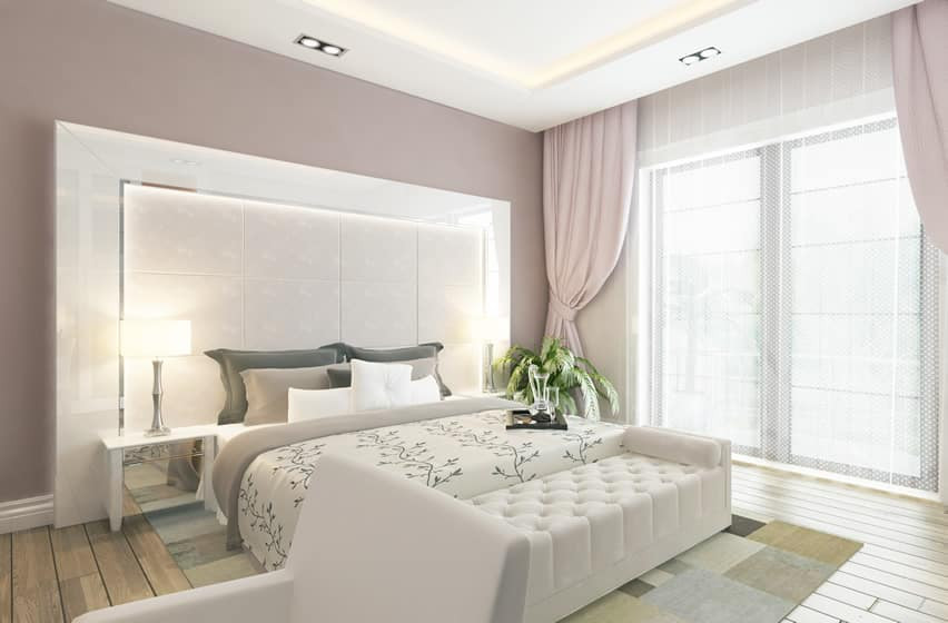 Modern White Bedroom
 93 Modern Master Bedroom Design Ideas