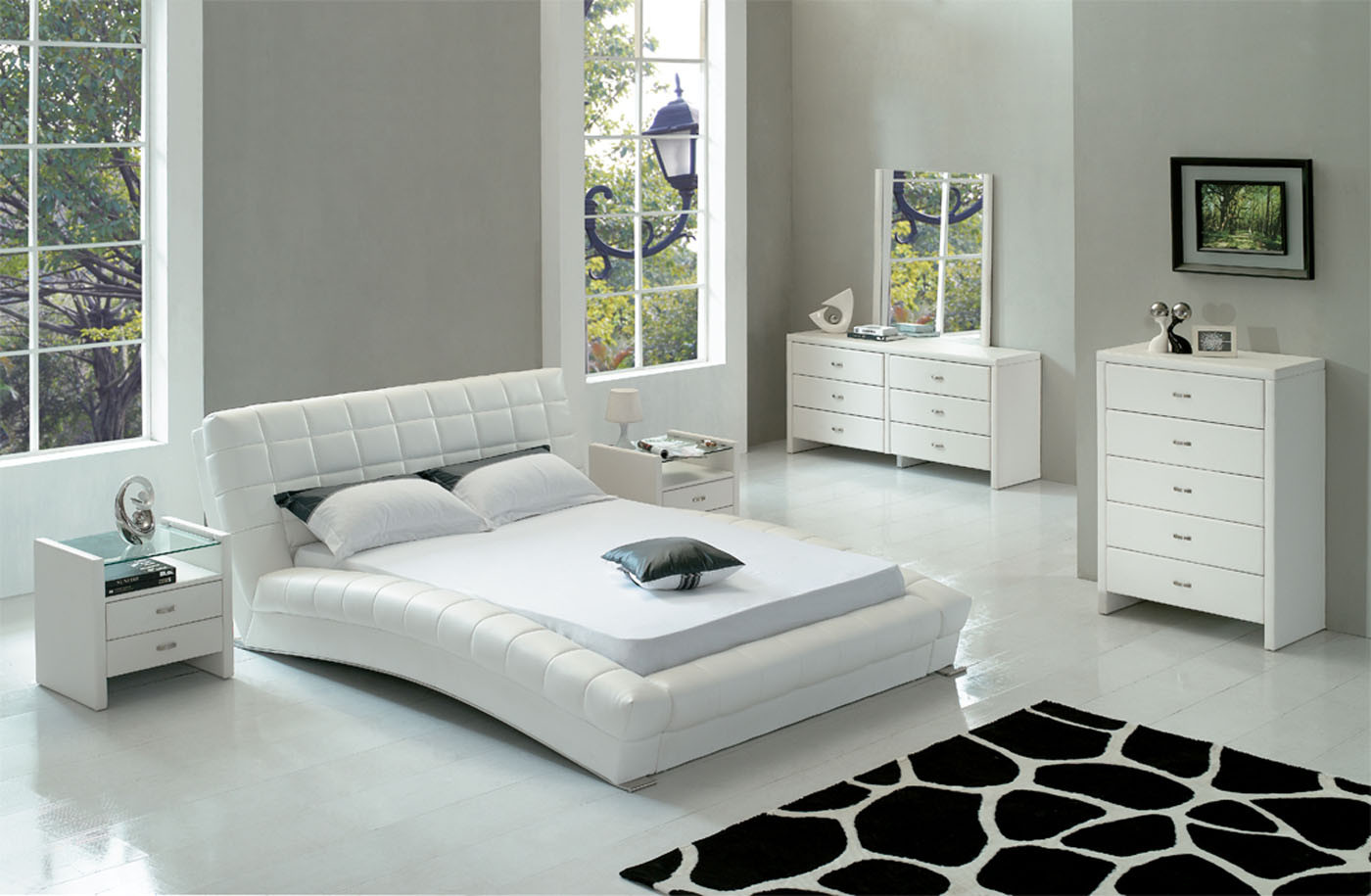 Modern White Bedroom
 Modern Bedroom Furniture The Platform Style Amaza Design