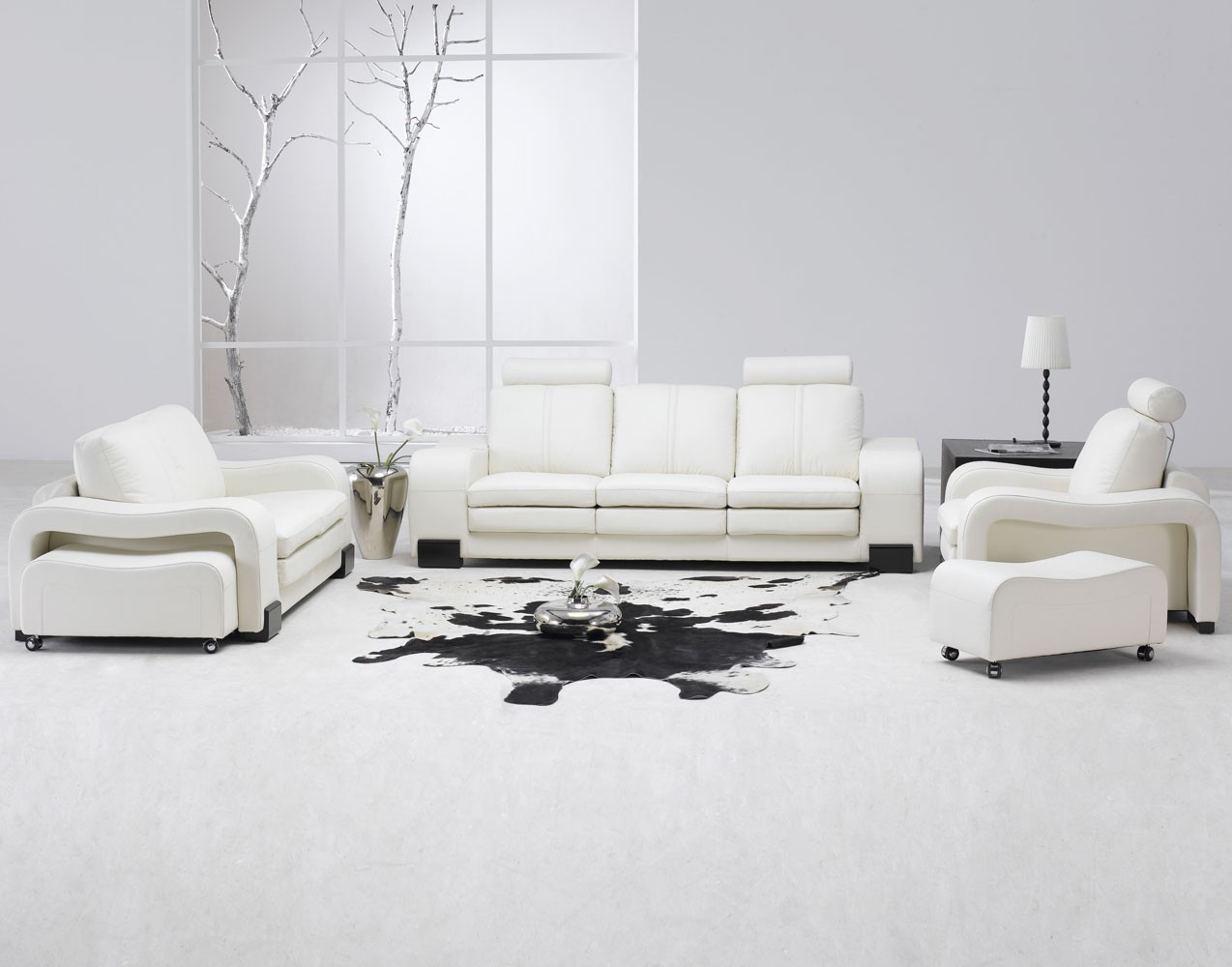 Modern White Living Room Furniture
 30 White Living Room Ideas – The WoW Style