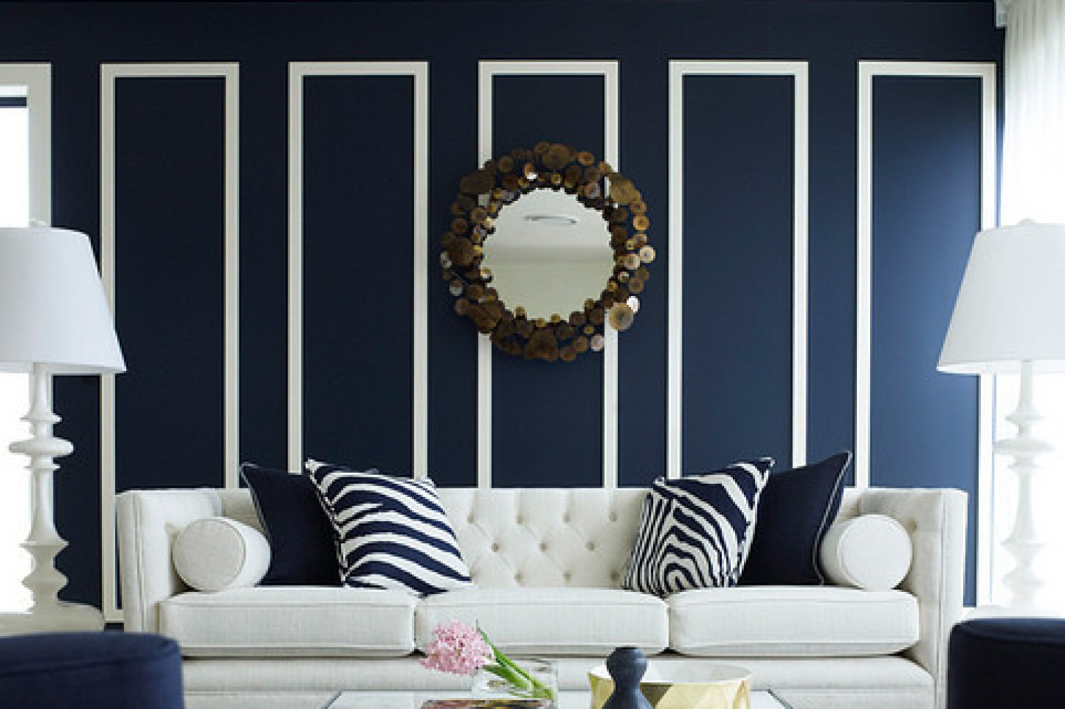 Navy Bedroom Walls
 10 Navy Rooms To Inspire You To Pick Up The Paintbrush