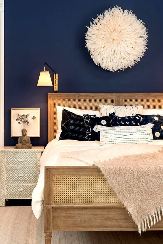 Navy Bedroom Walls
 Color Passion 30 Bold Painted Accent Walls DigsDigs