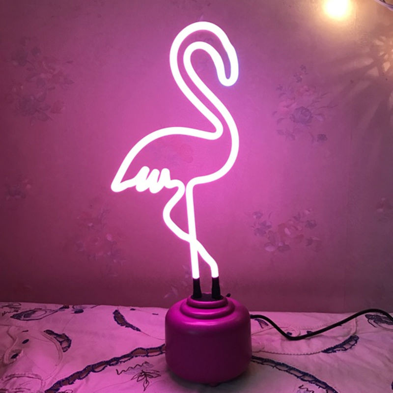 Neon Bedroom Lights
 Flamingo Neon Light USB Led Christmas Birthday Gift light