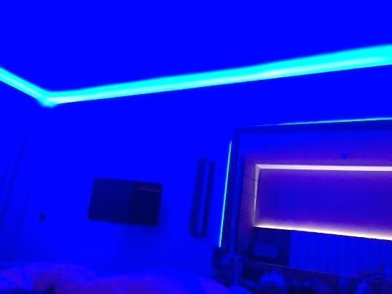 Neon Bedroom Lights
 Neon Blue Bedroom Rooms With Neon Lights Blue Neon Bedroom