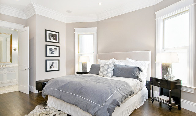Neutral Colored Bedroom
 Colors Painting Ideas to Create Room Illusions