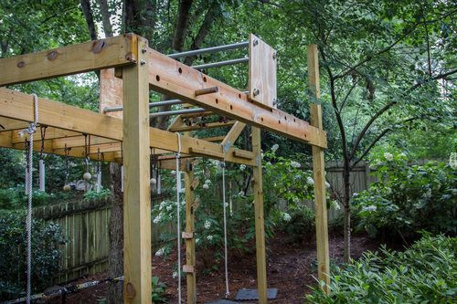 Ninja Warrior Backyard Course
 Full Course Front View