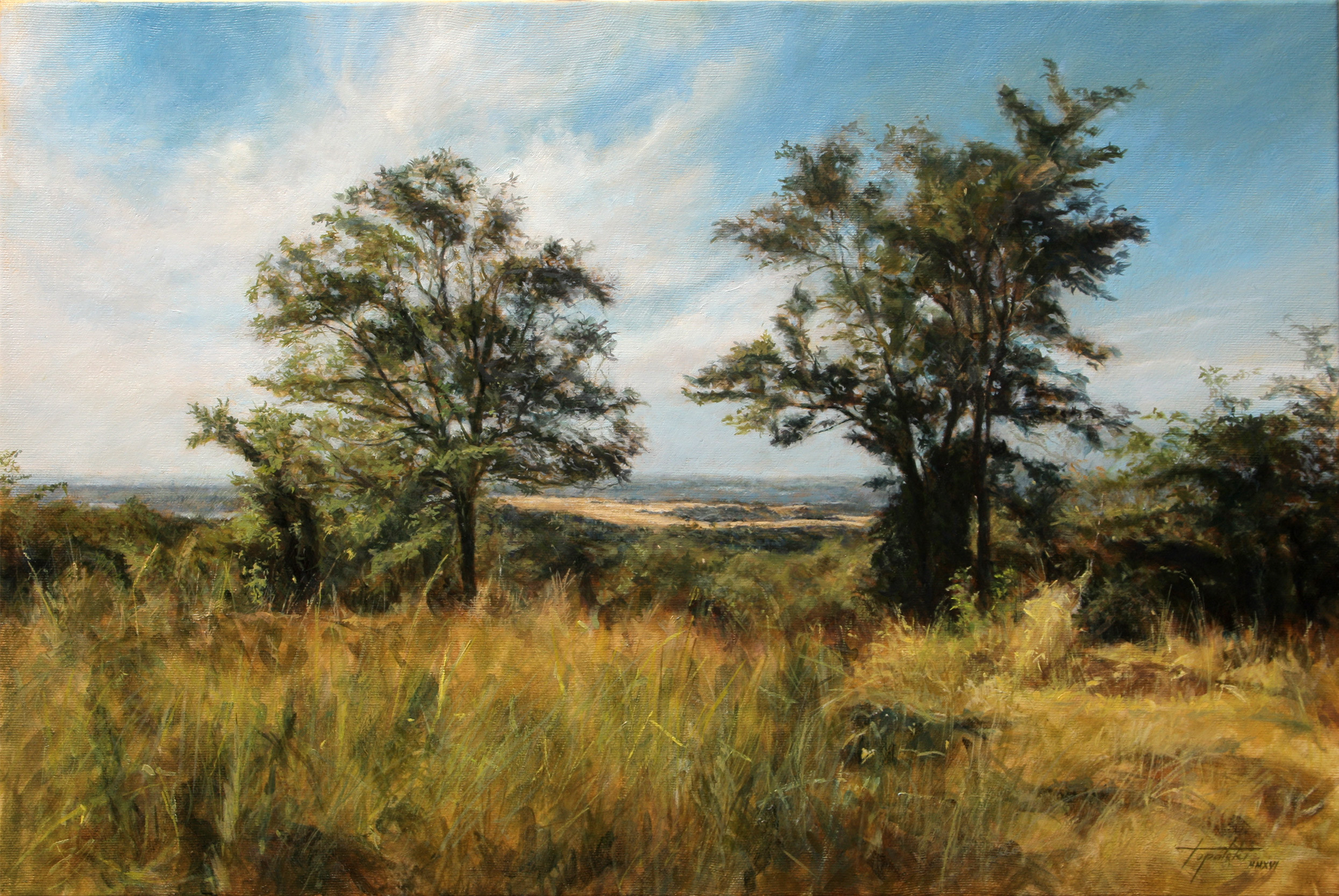 Oil Painting Landscape
 In the Country – Landscape oil painting