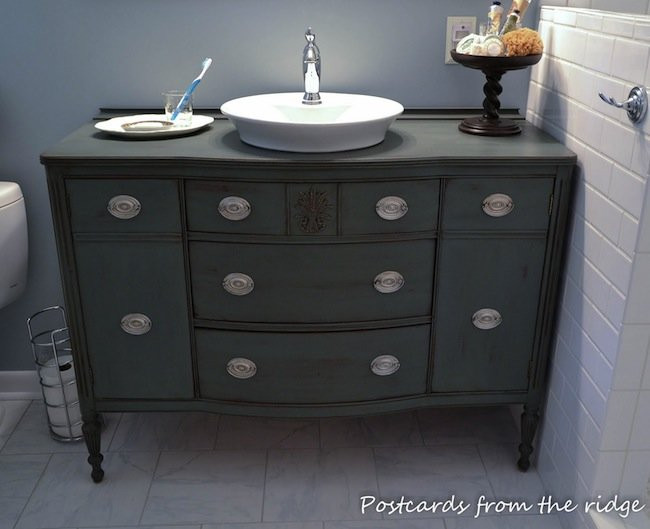 Old Dresser Bathroom Vanity
 DIY Dresser Bathroom Vanity Bob Vila