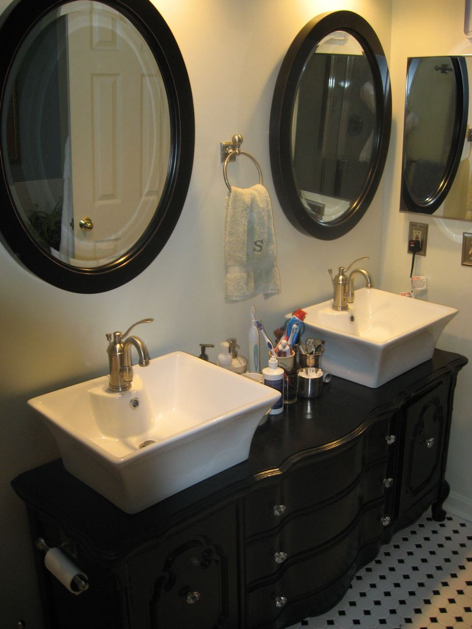 Old Dresser Bathroom Vanity
 Swoon Studios Musings DIY Monday Dresser to Bathroom