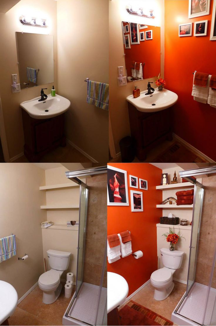 Orange And Brown Bathroom Decor
 orange bathroom accessories set Wel e