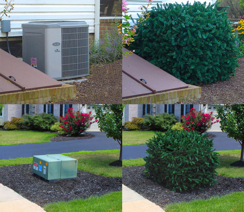 Outdoor Electrical Box Covers Landscaping
 Faux Shrub Utility Cover The Green Head