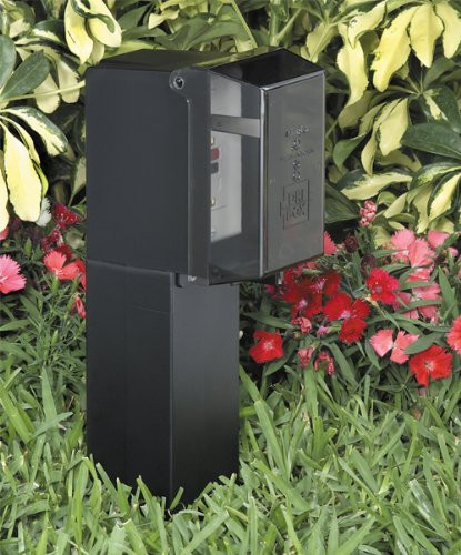 Outdoor Electrical Box Covers Landscaping
 Arlington GPD19B 1 Gard N Post Outdoor Landscape Lighting