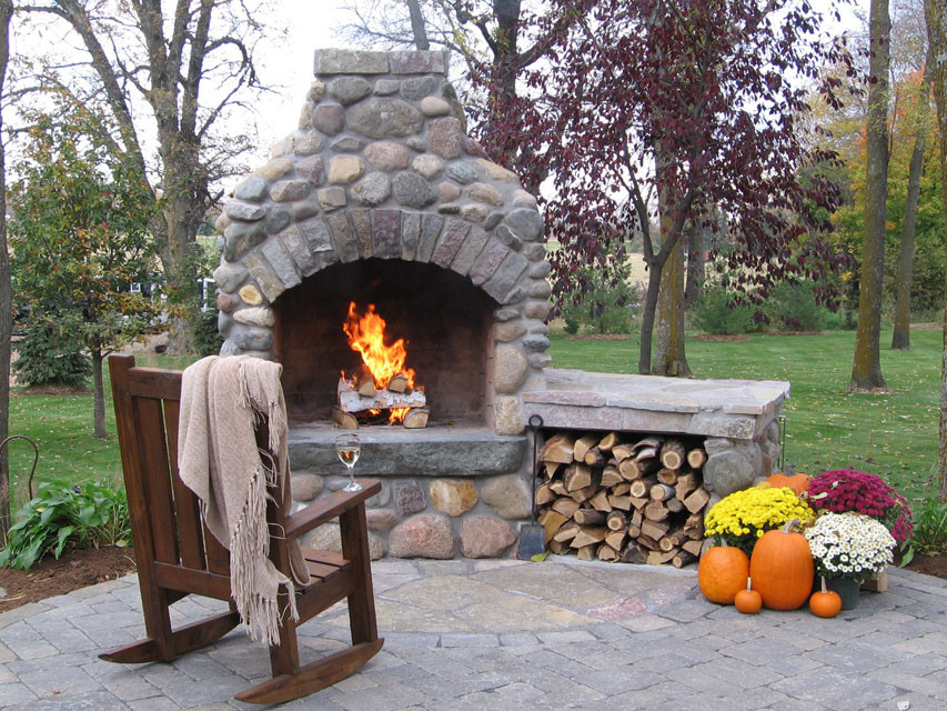 Outdoor Fireplace Or Fire Pit
 Outdoor Fireplaces Fire Pits & Kitchens