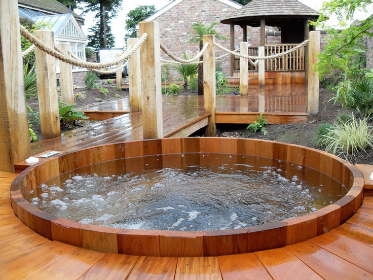 Outdoor Hot Tub Landscaping Ideas
 48 Awesome Garden Hot Tub Designs