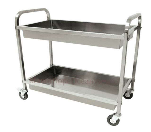 Outdoor Kitchen Cart
 Stainless Steel Serving Cart Kitchen Food Catering Rolling