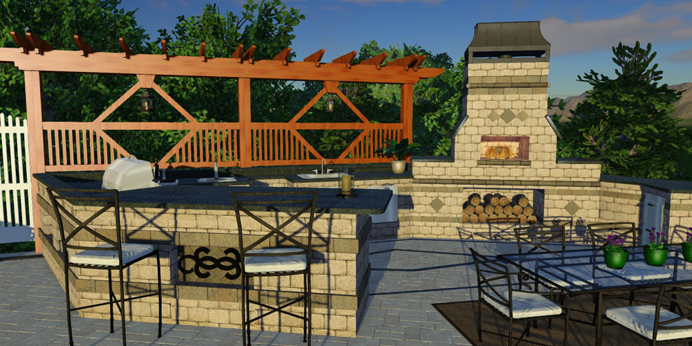 Outdoor Kitchen Design Software
 3D Pool and Landscaping Design Software Features Vip3D