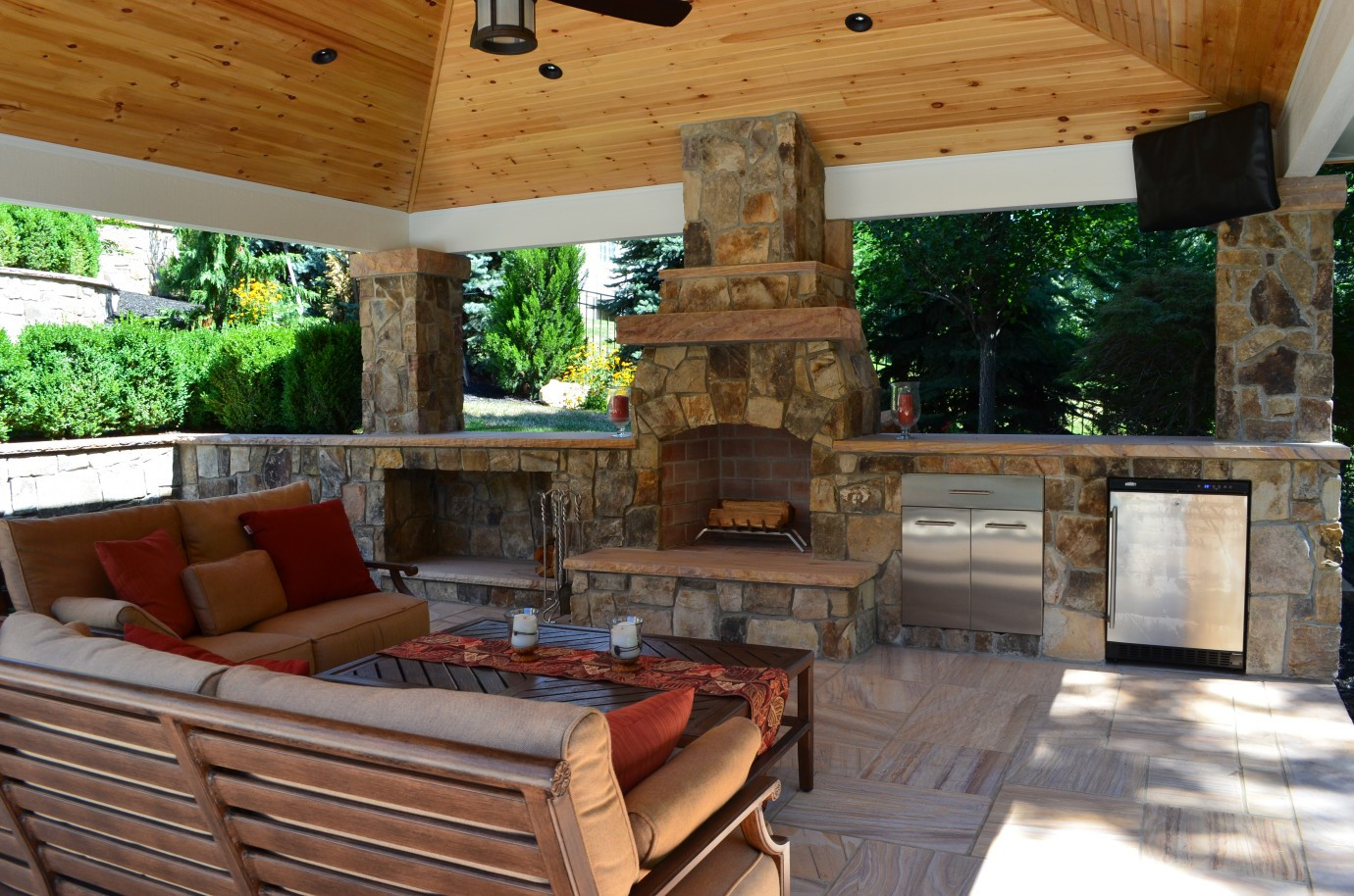 Outdoor Kitchen Designs With Fireplace
 Furniture Patio Fireplace Walkway – recognizealeader