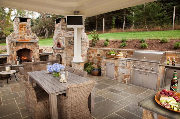 Outdoor Kitchen Designs With Fireplace
 Outdoor Kitchen Designs Featuring Pizza Ovens Fireplaces