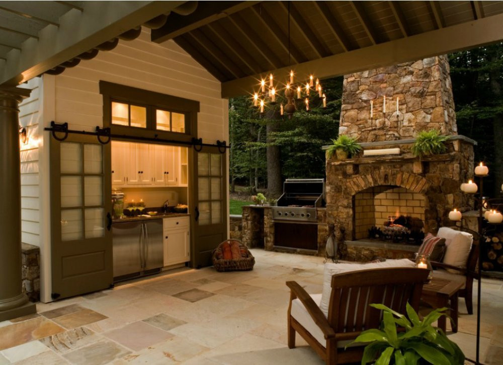 Outdoor Kitchen Fireplace
 Outdoor Kitchen Ideas 10 Designs to Copy Bob Vila